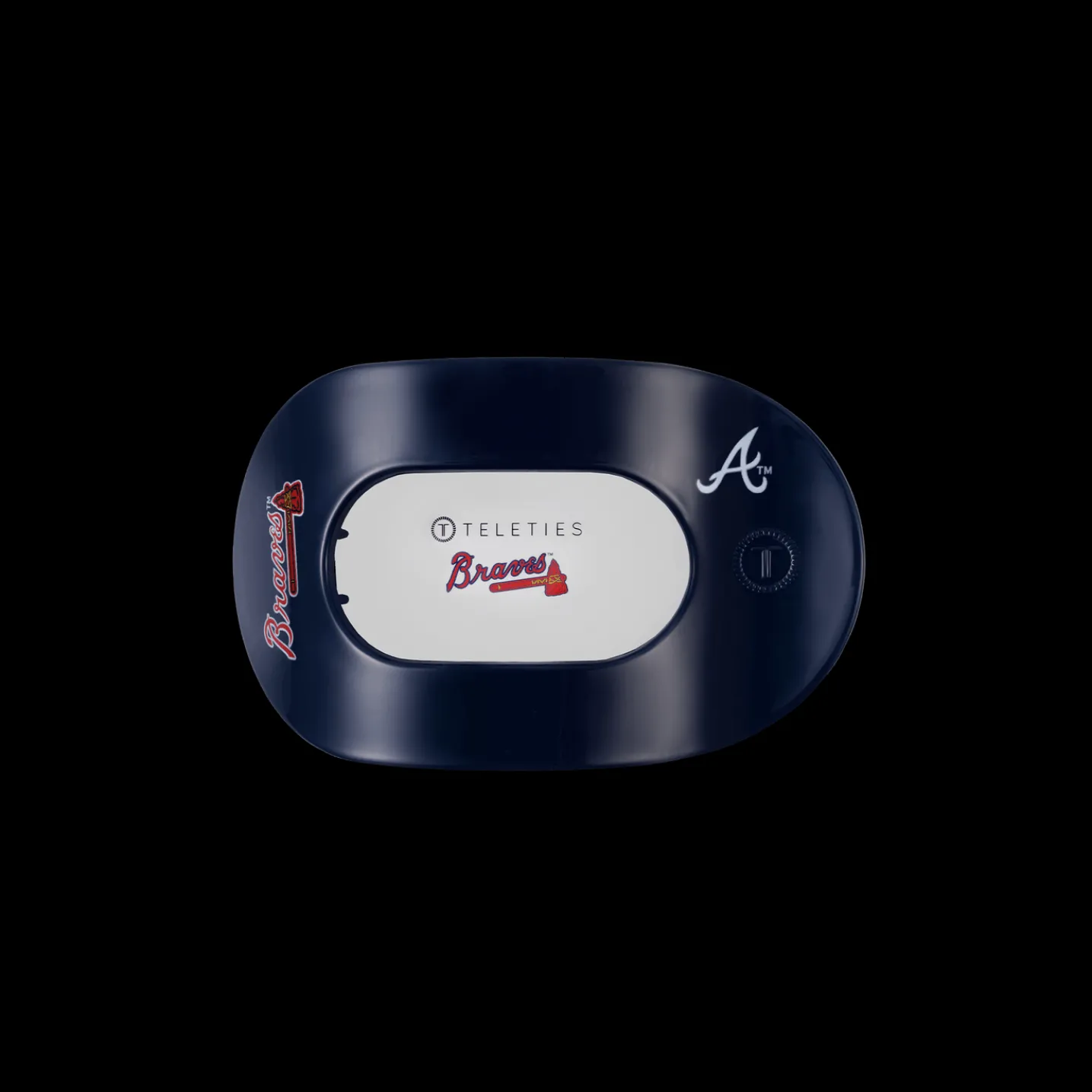 Atlanta Braves Small Flat Round Hair Clip