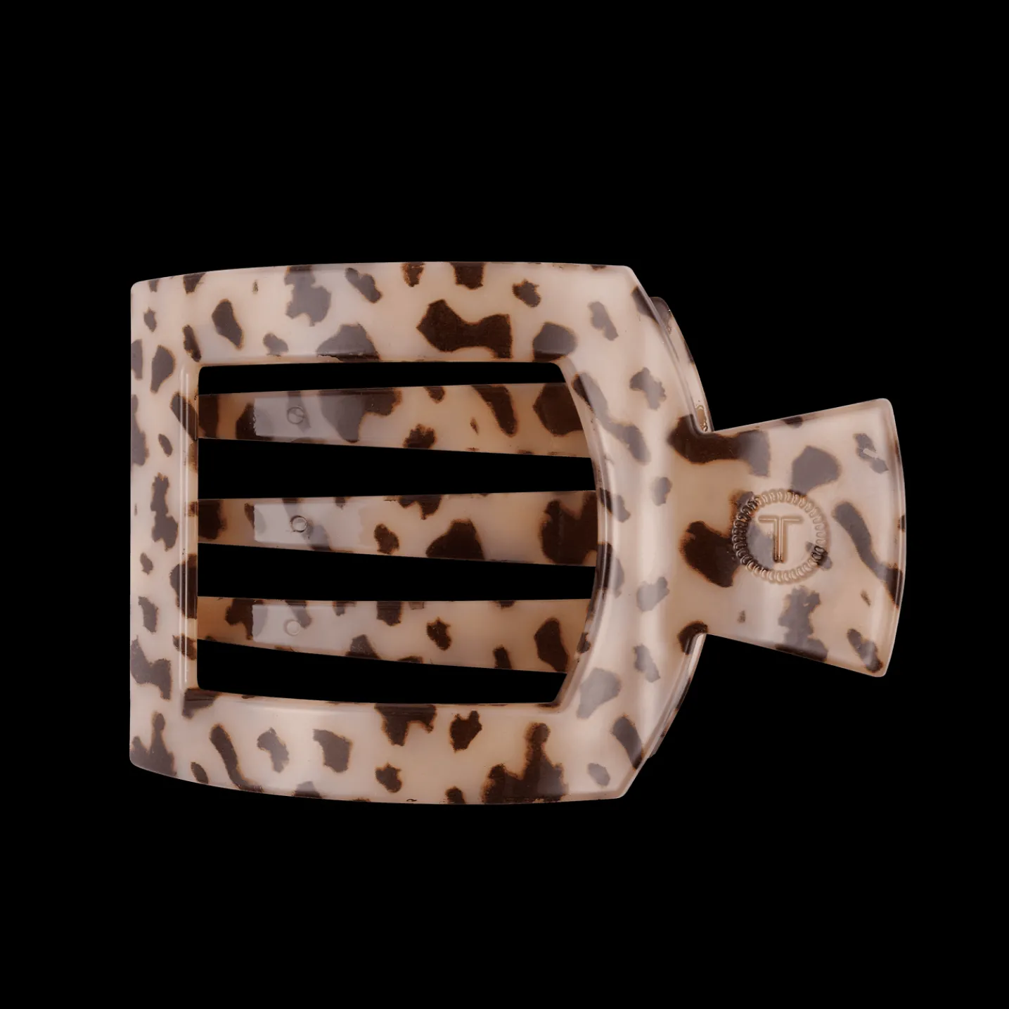 Blonde Tortoise Large Flat Square Hair Clip