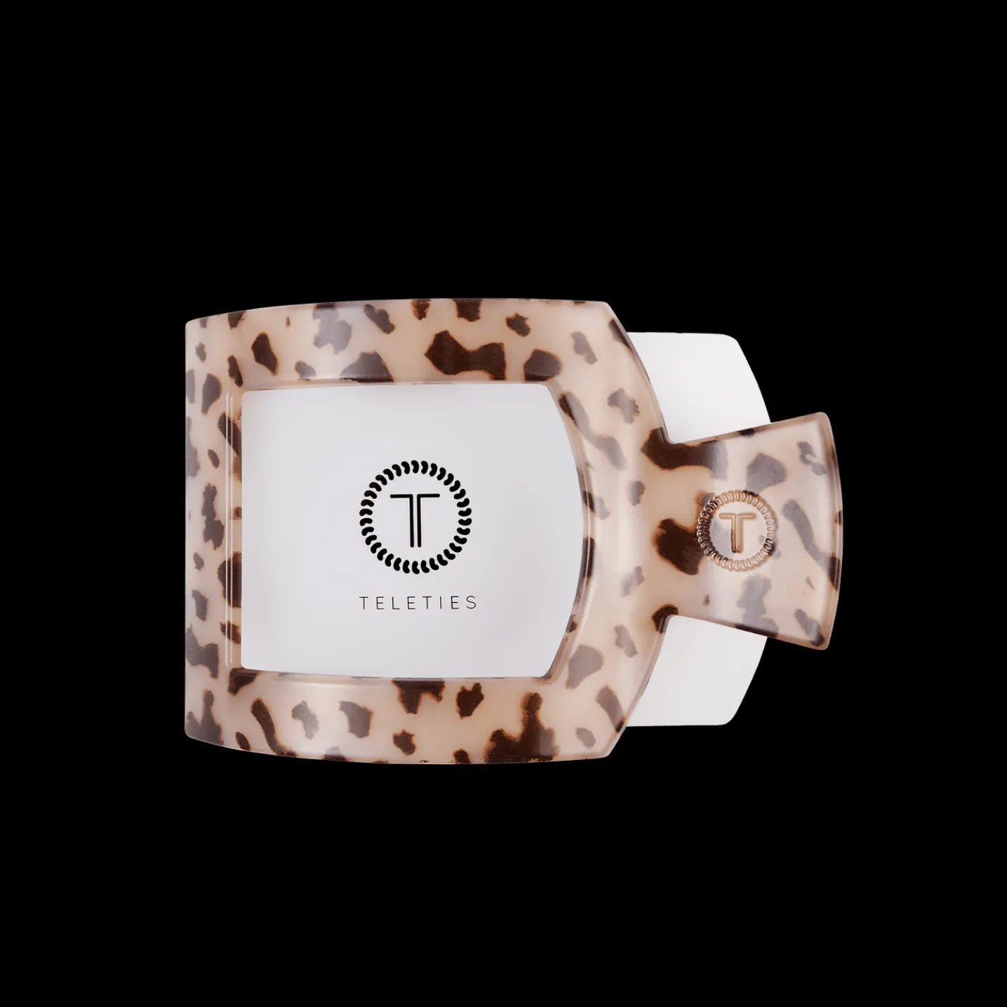 Blonde Tortoise Medium Flat Square Hair Clip