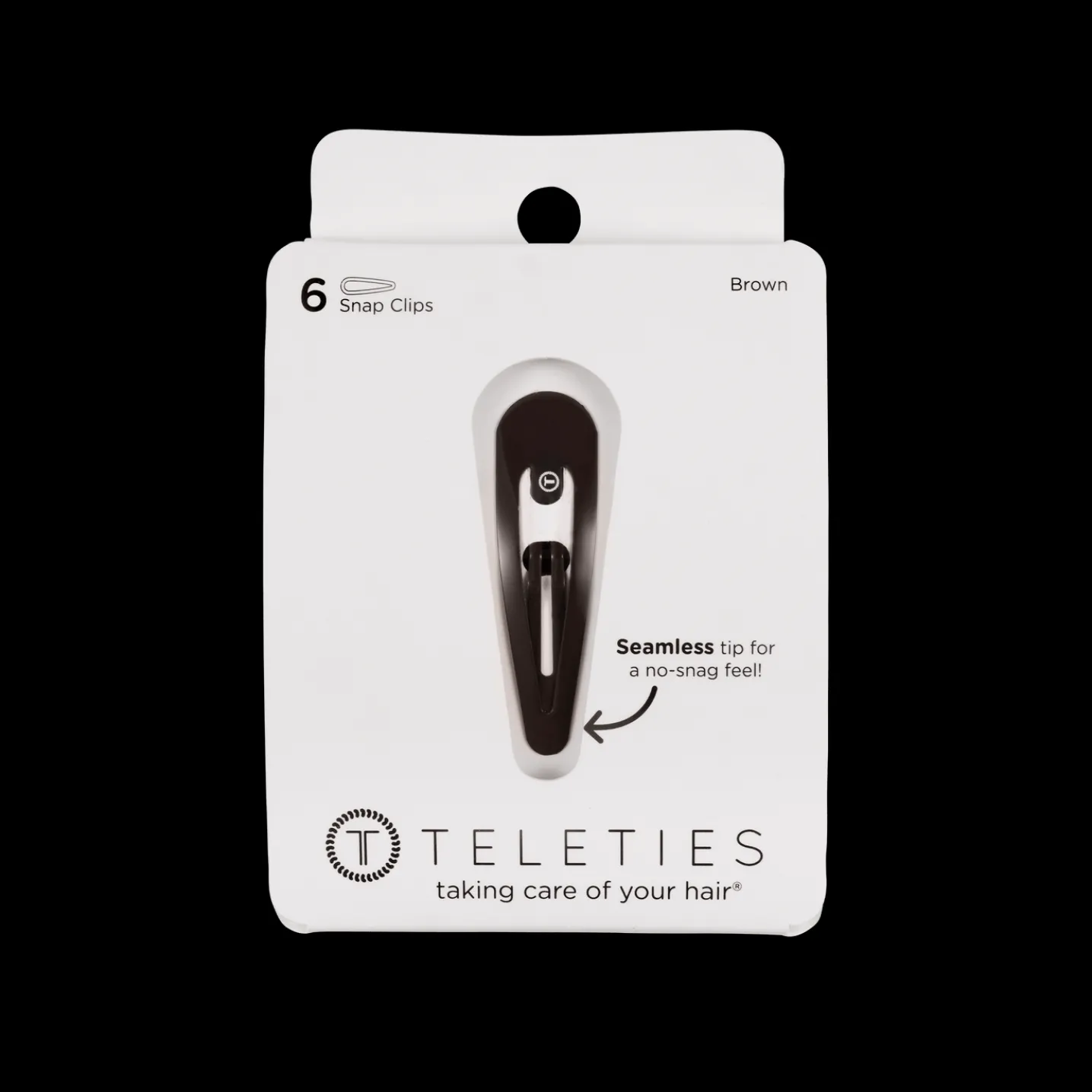 Brown Snap Clip (6Ct)