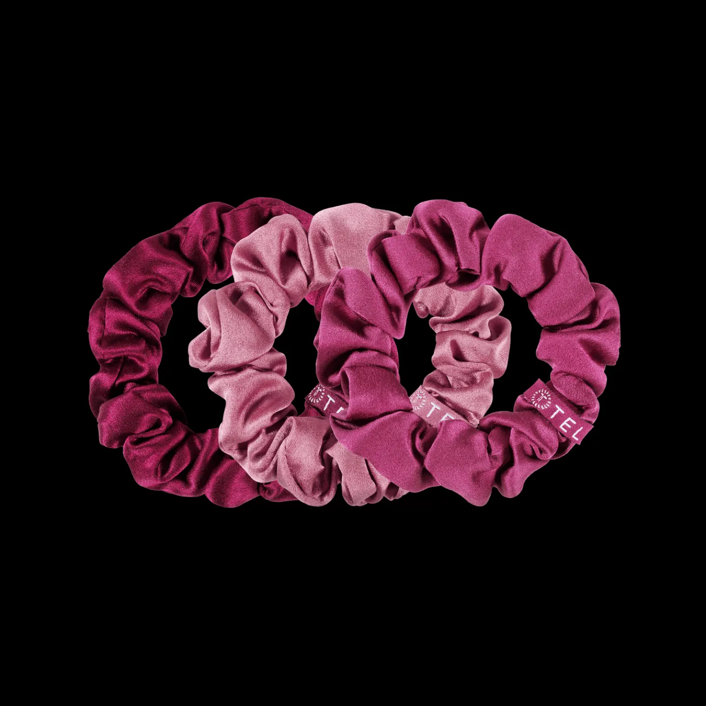 Burgundy Bliss Large Silk Scrunchies