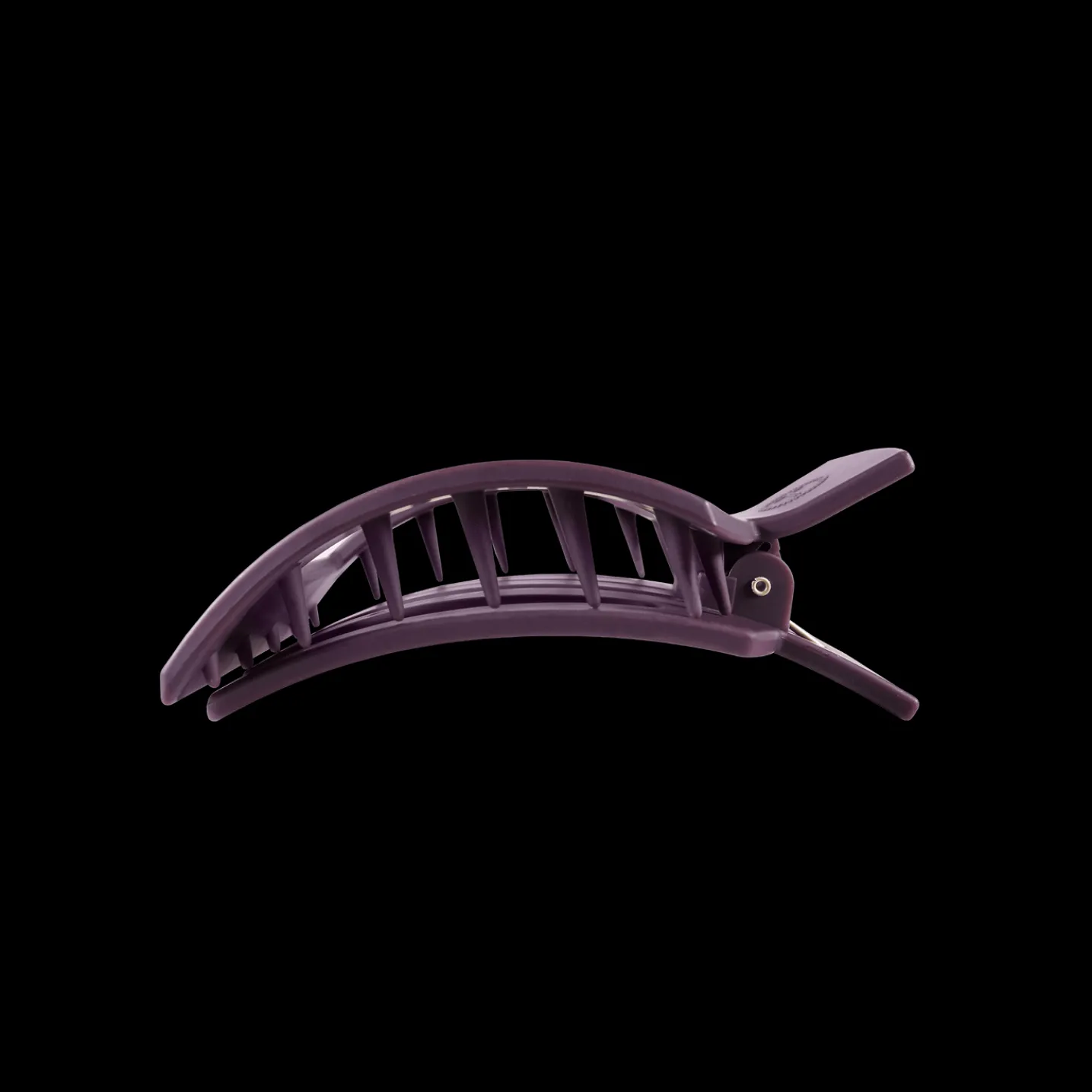 Burgundy Bliss Medium Flat Square Hair Clip