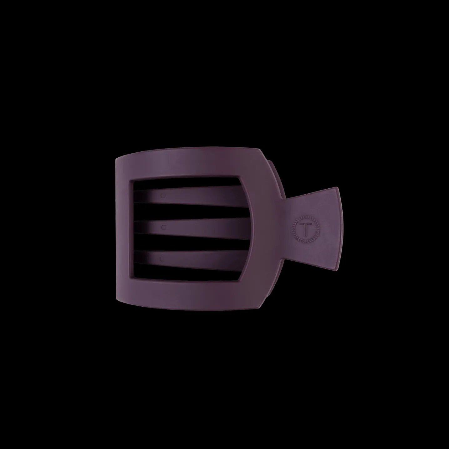 Burgundy Bliss Small Flat Square Hair Clip