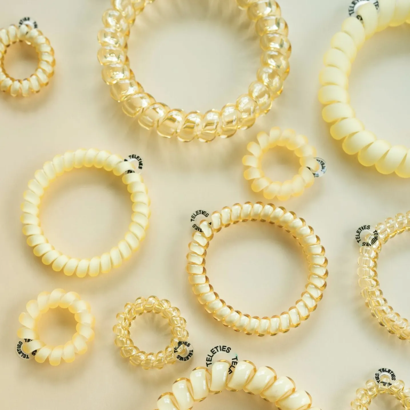 Butter Yellow Tiny Hair Ties