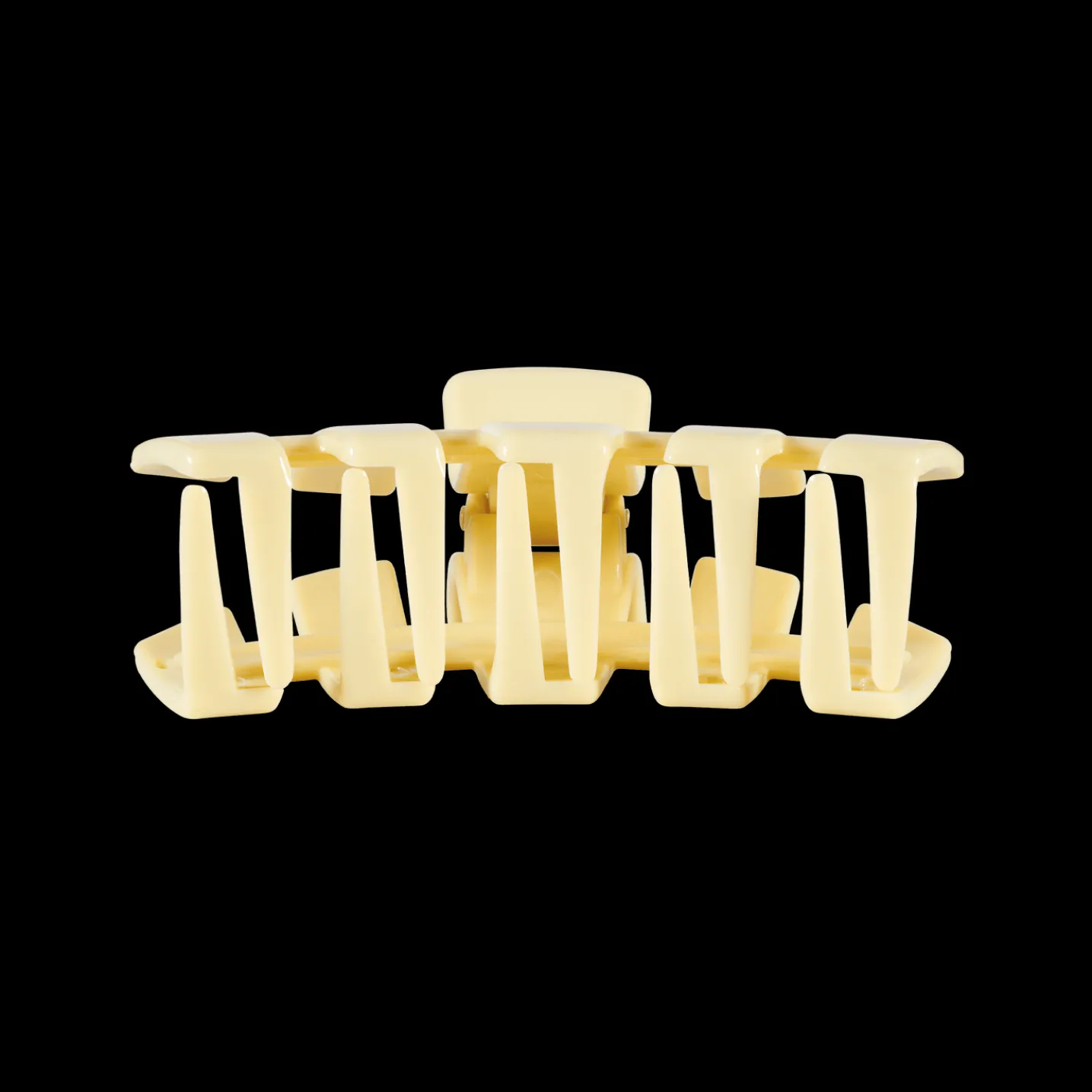 Classic Butter Yellow Medium Hair Clip