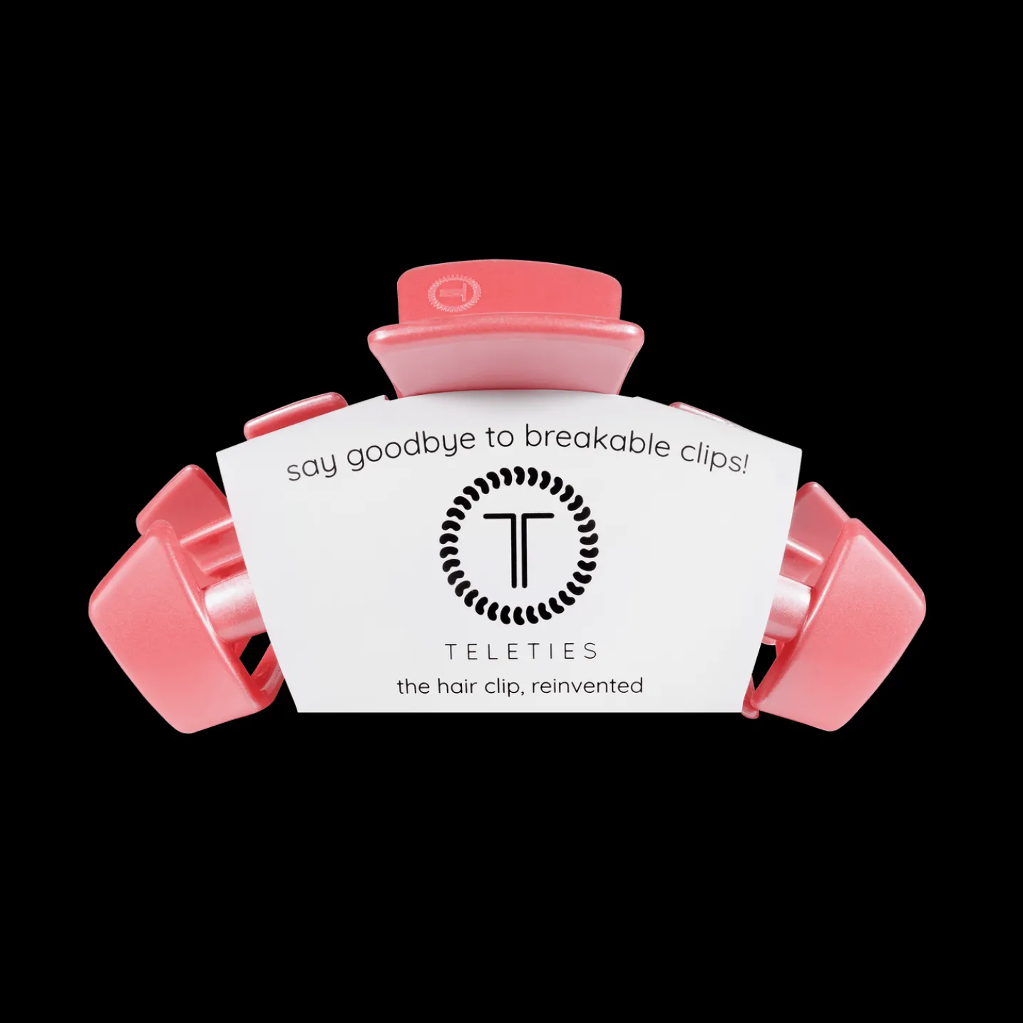 Classic Calming Coral Medium Claw Hair Clip