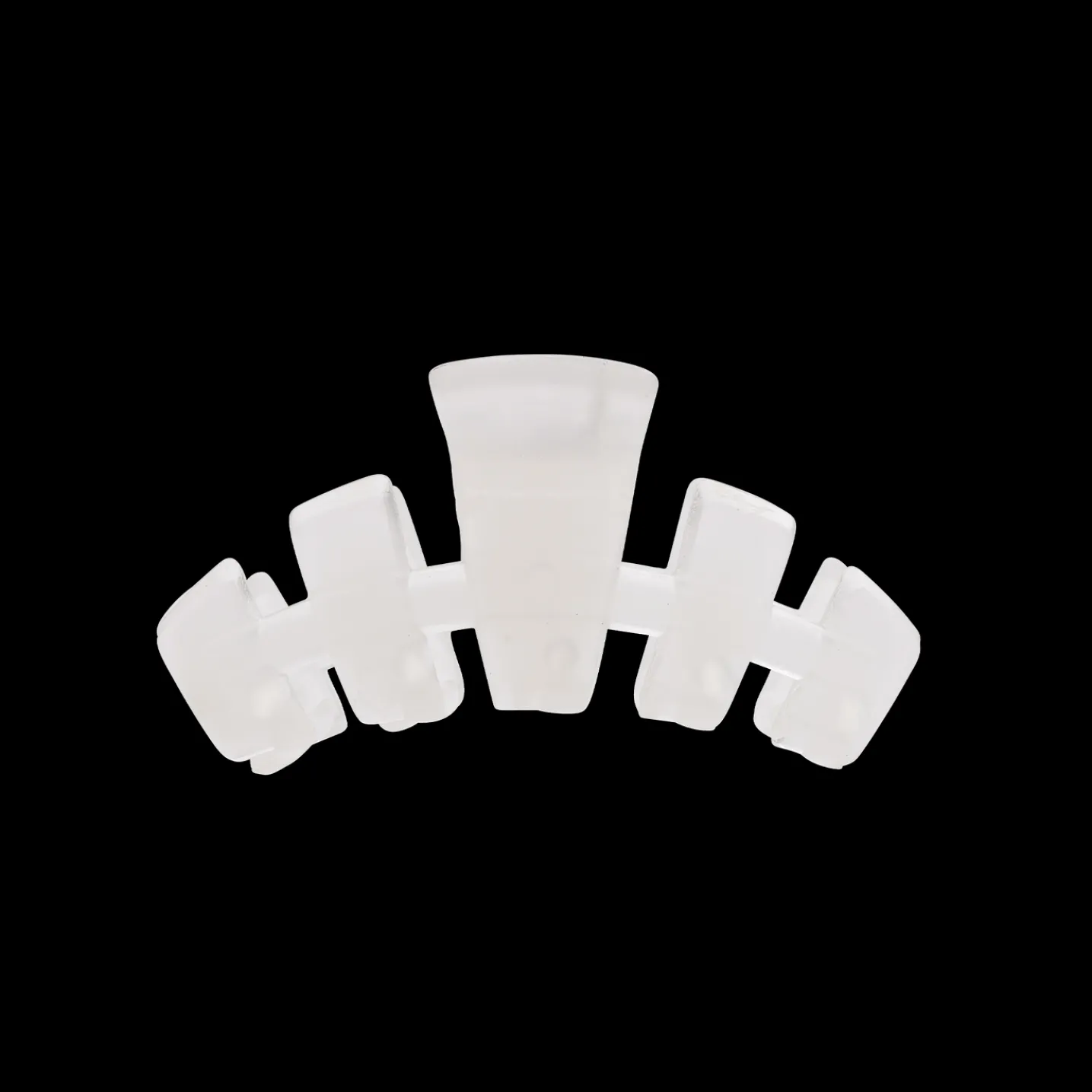 Classic Coconut White Tiny Claw Hair Clip