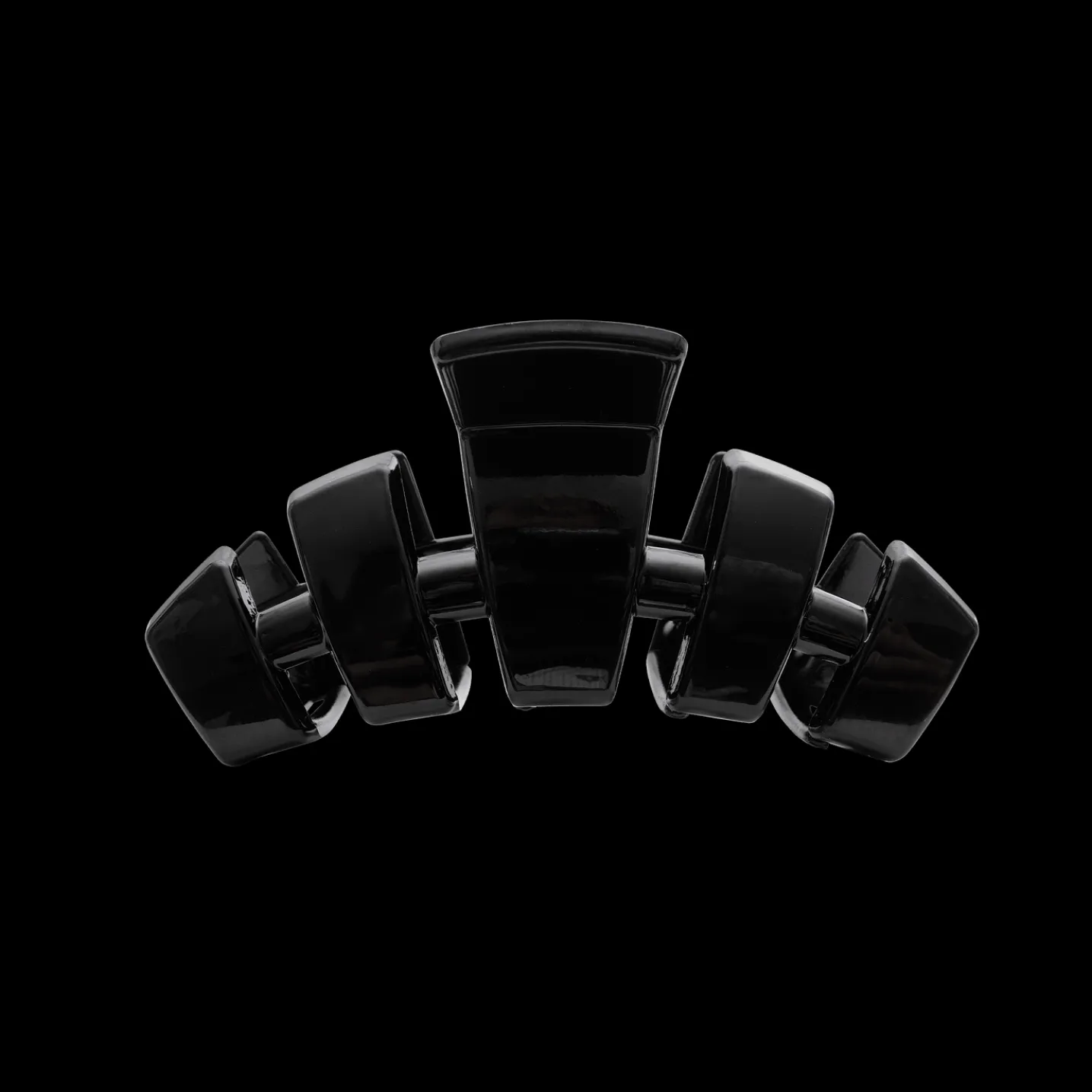 Classic Jet Black Medium Claw Hair Clip