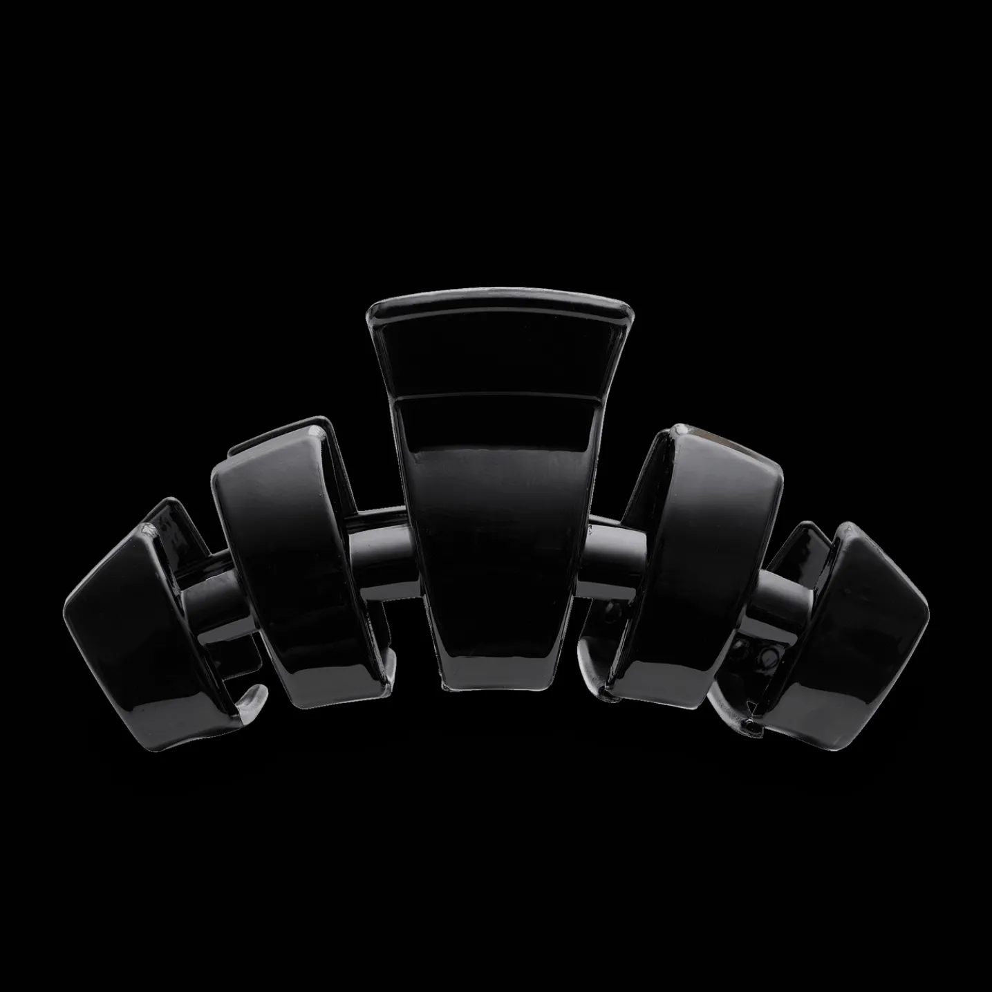 Classic Jet Black Large Claw Hair Clip