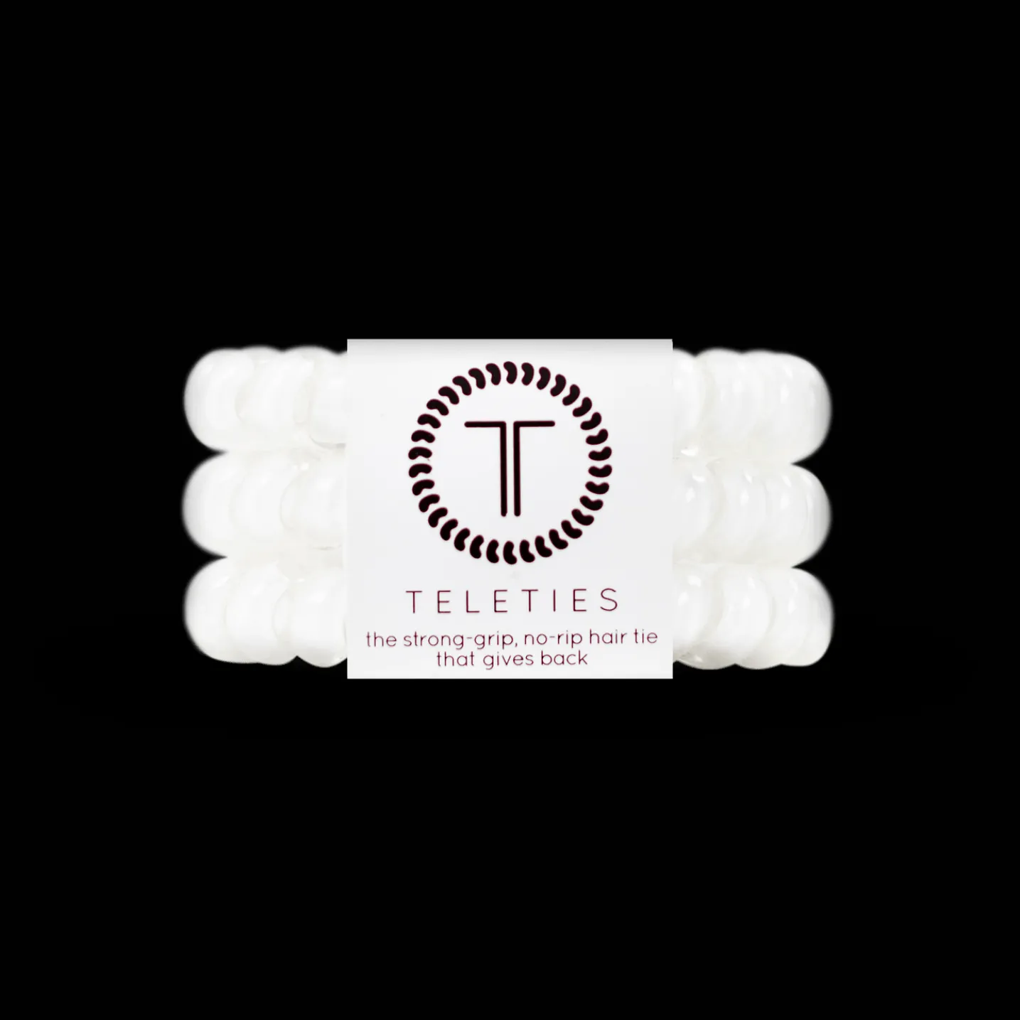 Coconut White Large Hair Ties