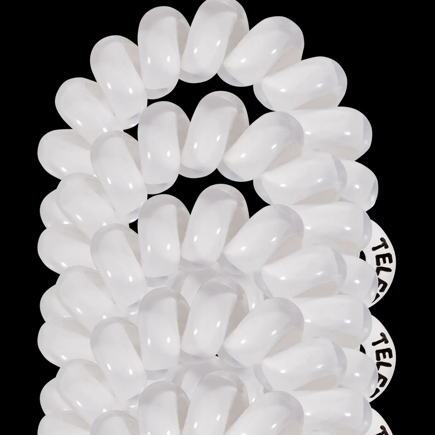 Coconut White Tiny Hair Ties