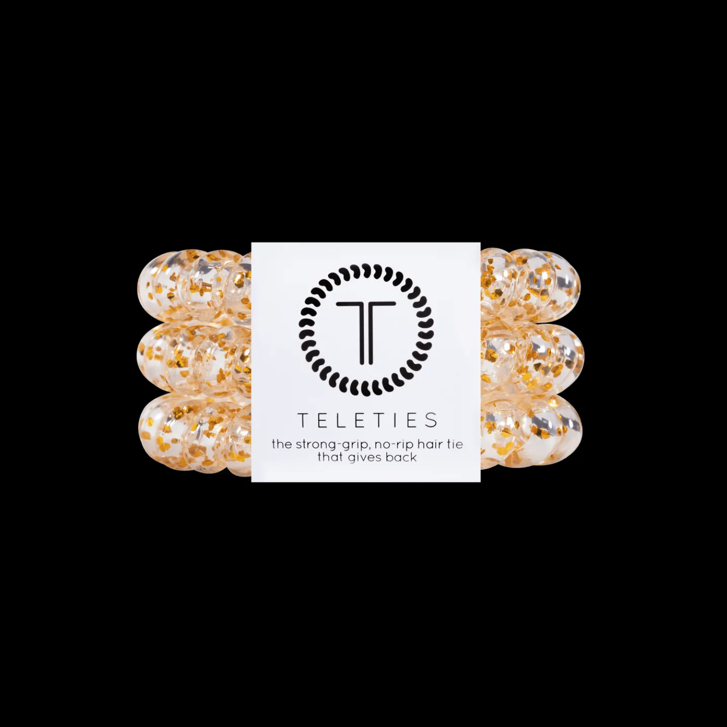 Glitter & Gold Large Hair Ties