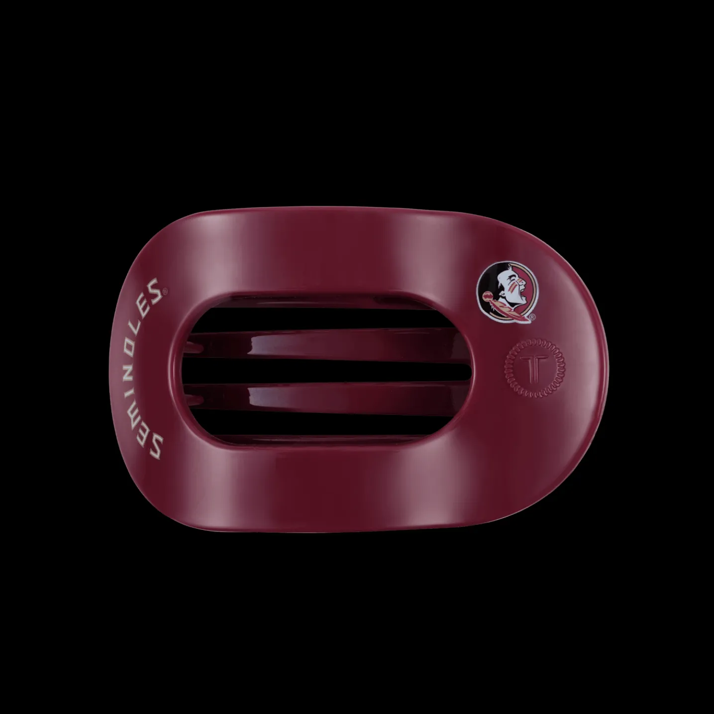 Go Noles! Medium Flat Round Hair Clip