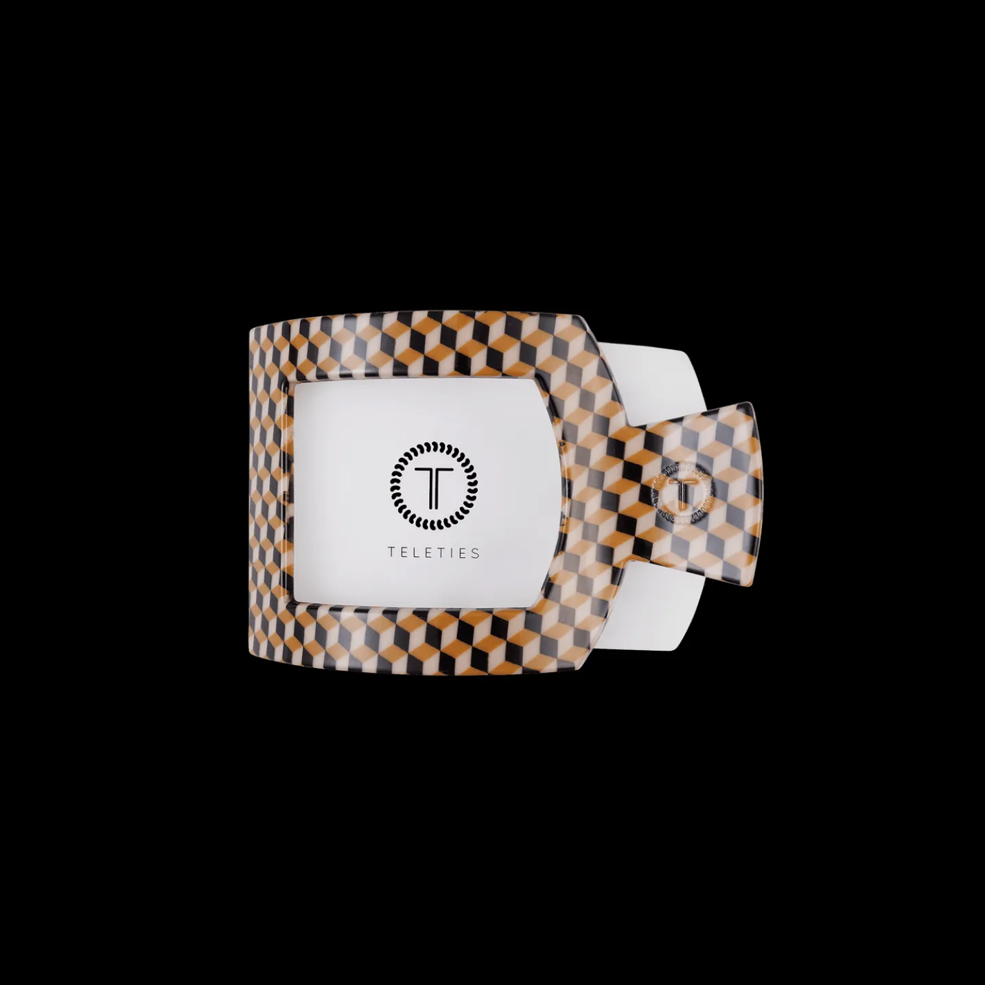 Gone Glamping Small Flat Square Hair Clip