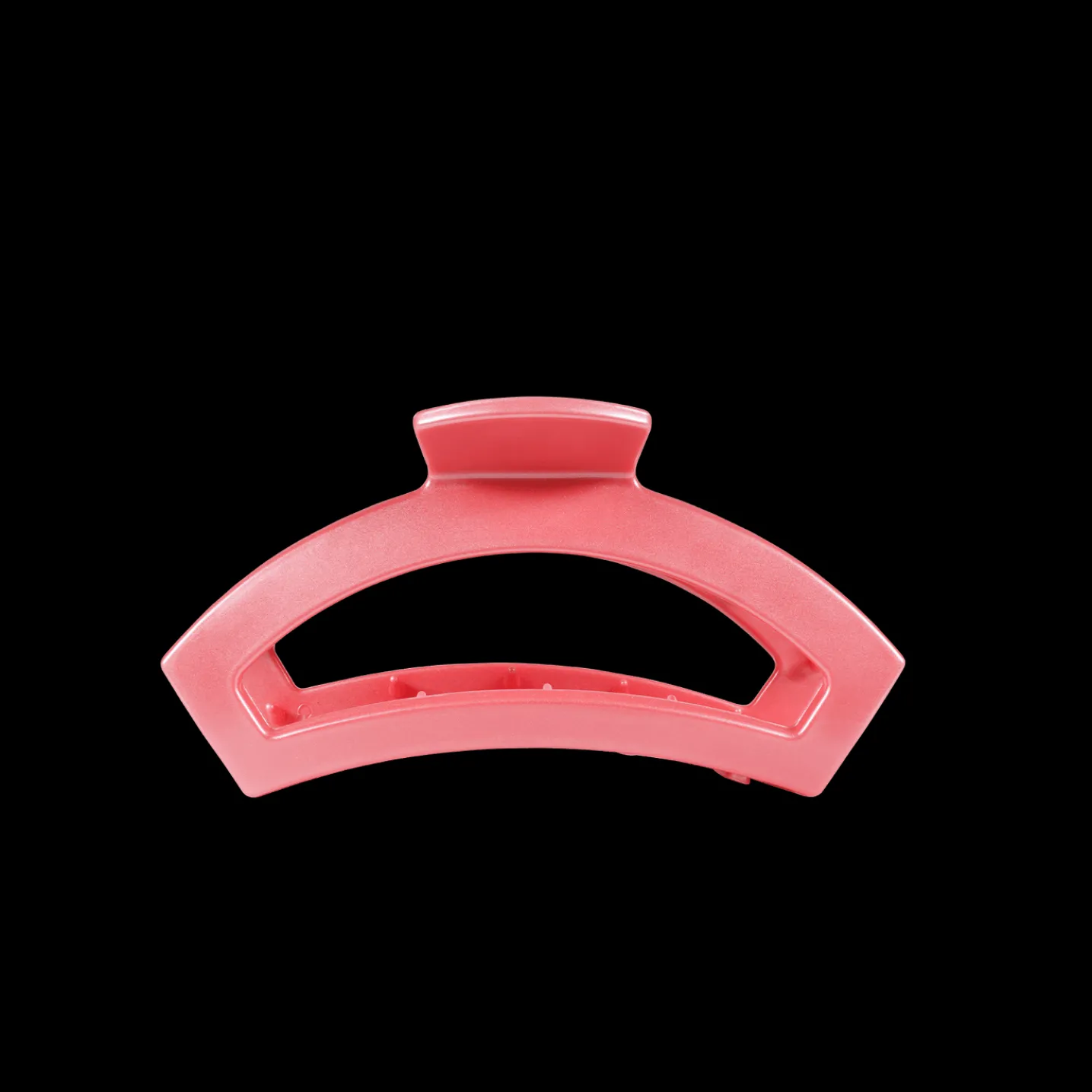 Open Calming Coral Tiny Claw Hair Clip