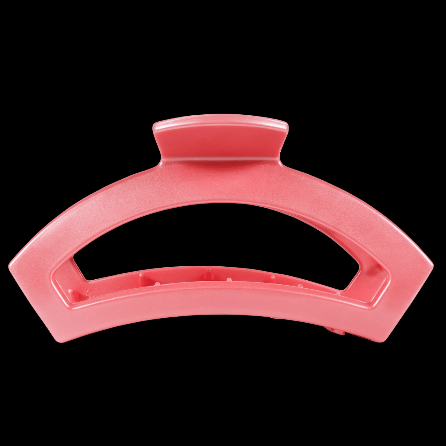 Open Calming Coral Large Claw Hair Clip