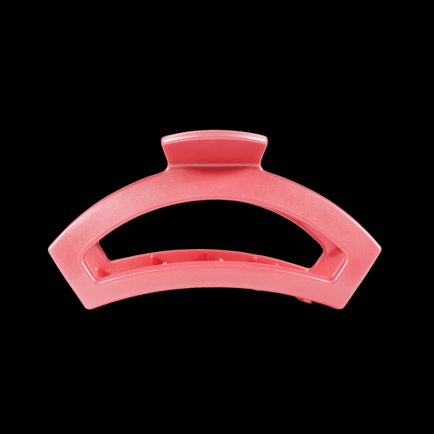 Open Calming Coral Small Claw Hair Clip
