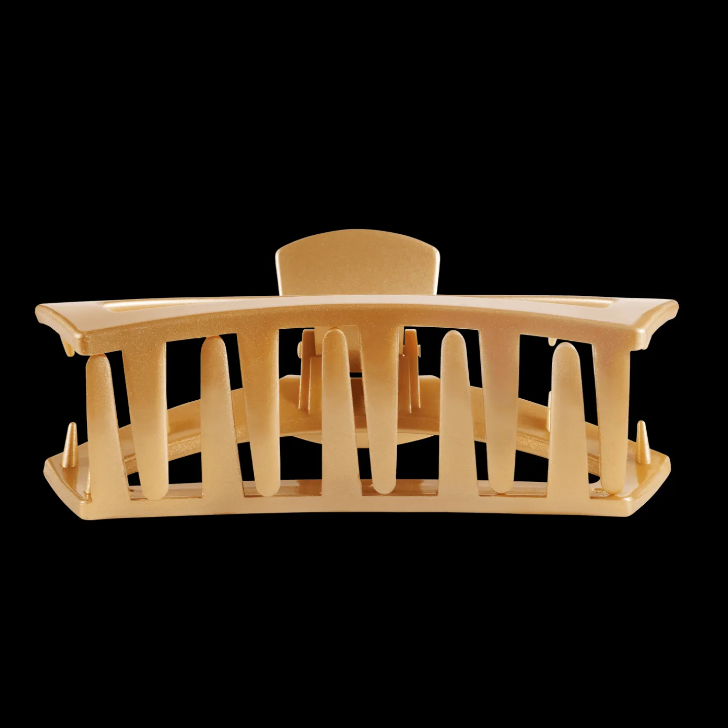 Open Champagne Toast Large Claw Hair Clip