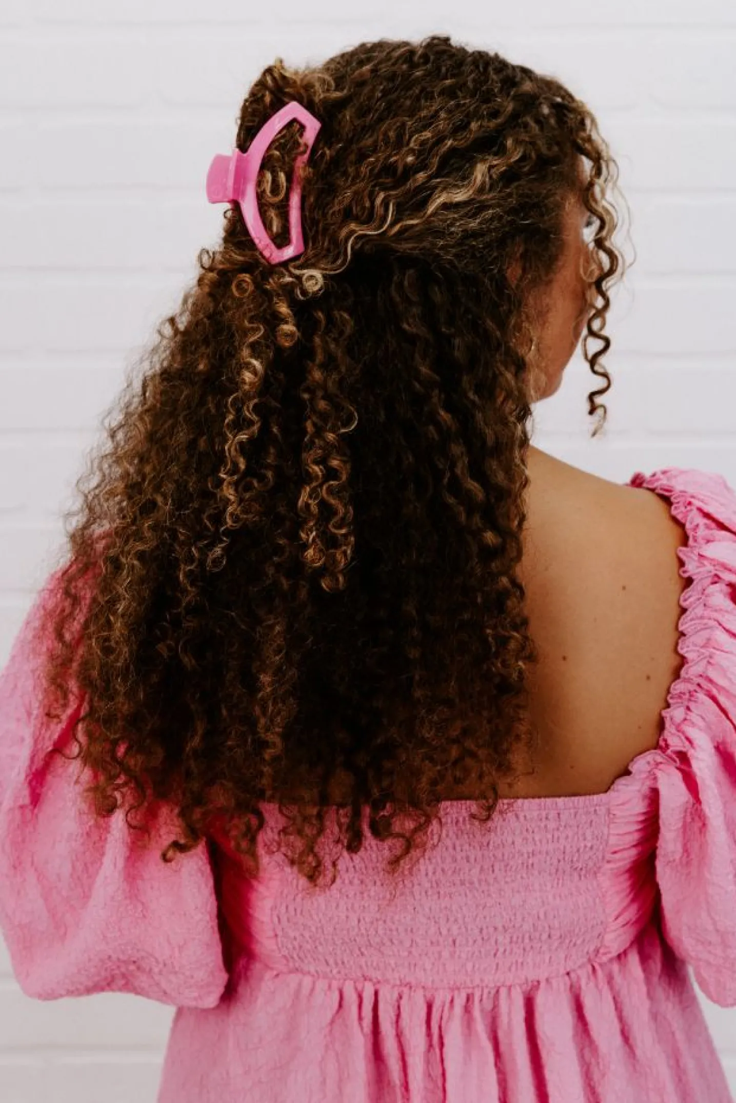 Open Peonies Please Medium Claw Hair Clip