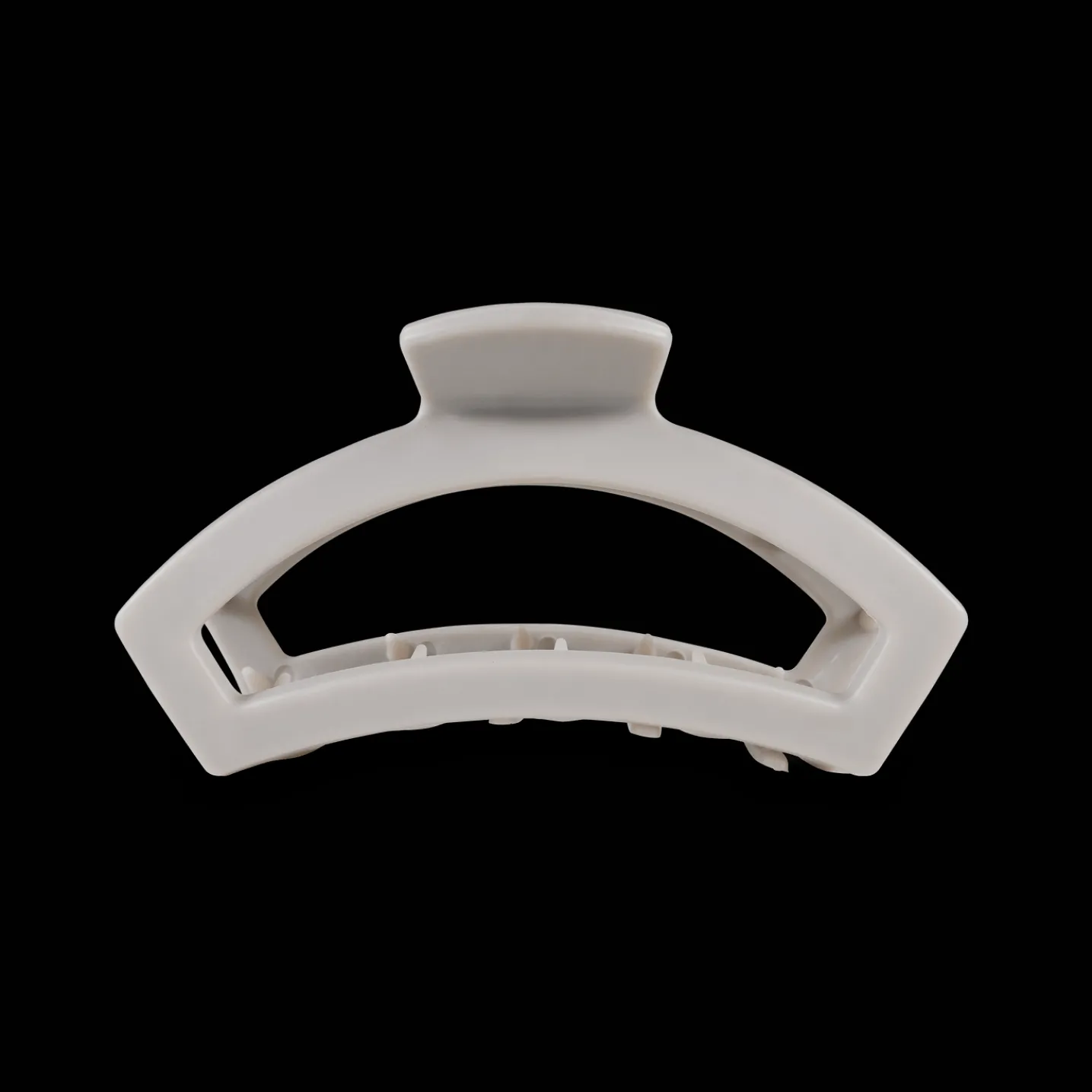 Open Silver Flames Medium Claw Hair Clip