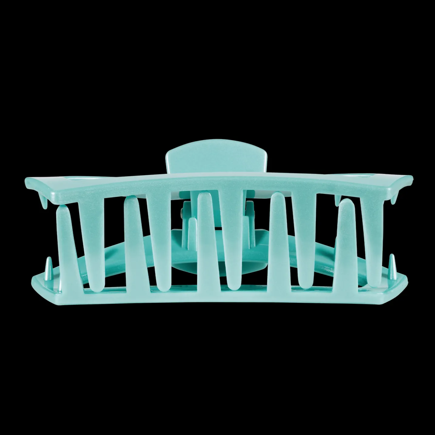 Open Totally Turquoise Large Claw Hair Clip