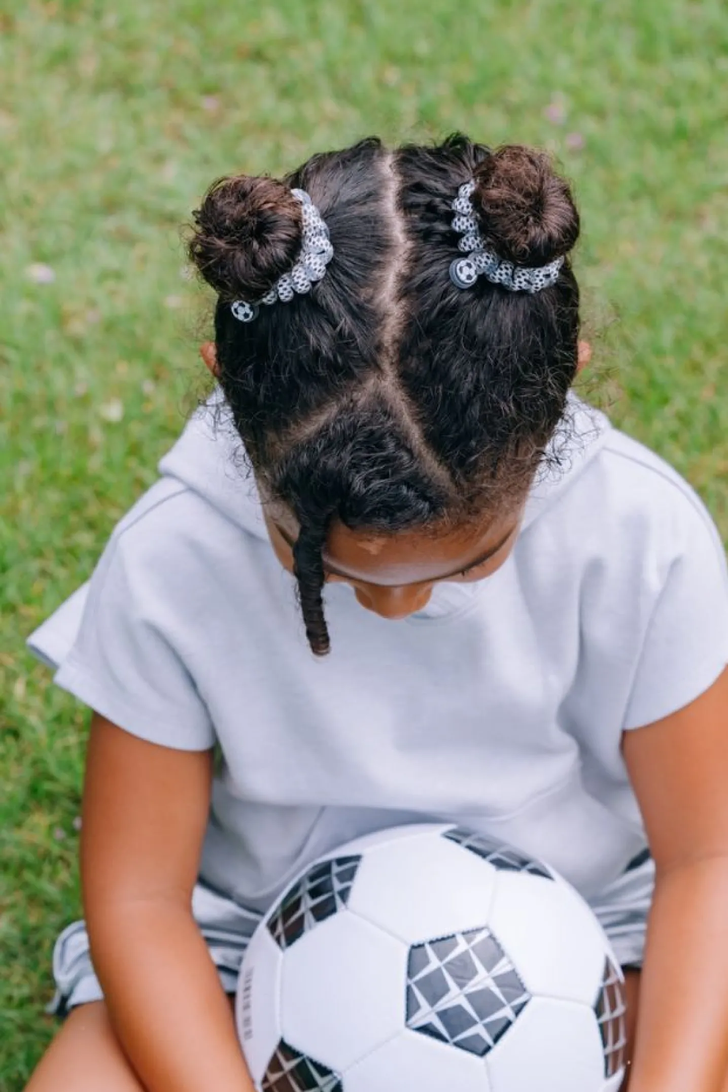 Soccer Large Hair Ties