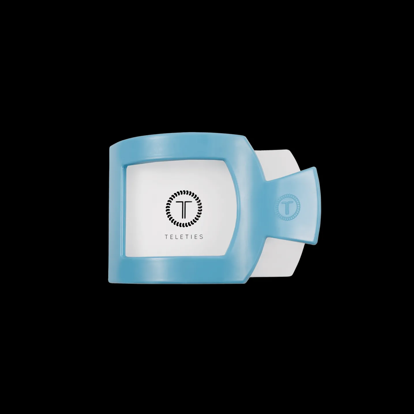 Summer Sky Small Flat Square Hair Clip