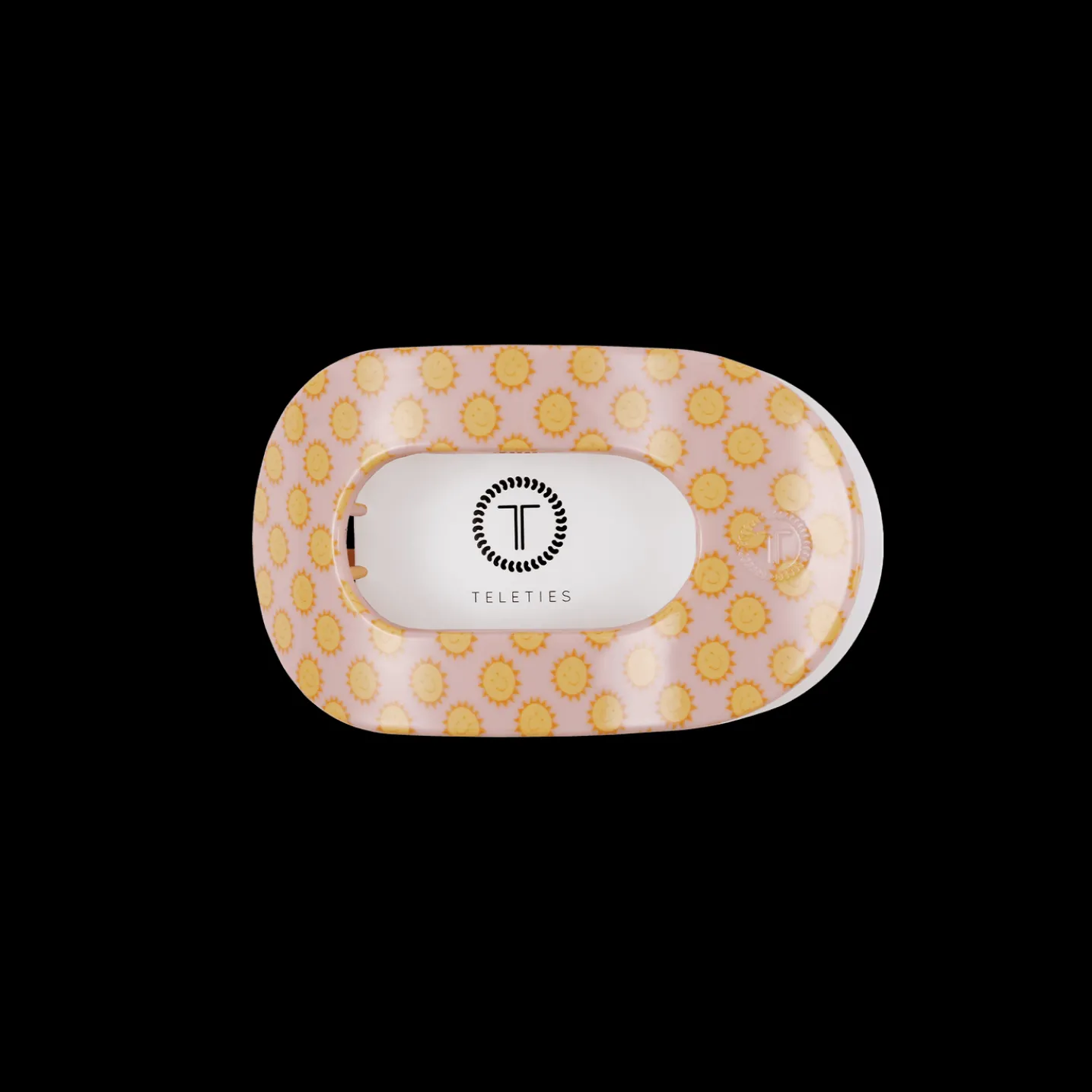 Sunny Days Ahead Small Flat Round Hair Clip