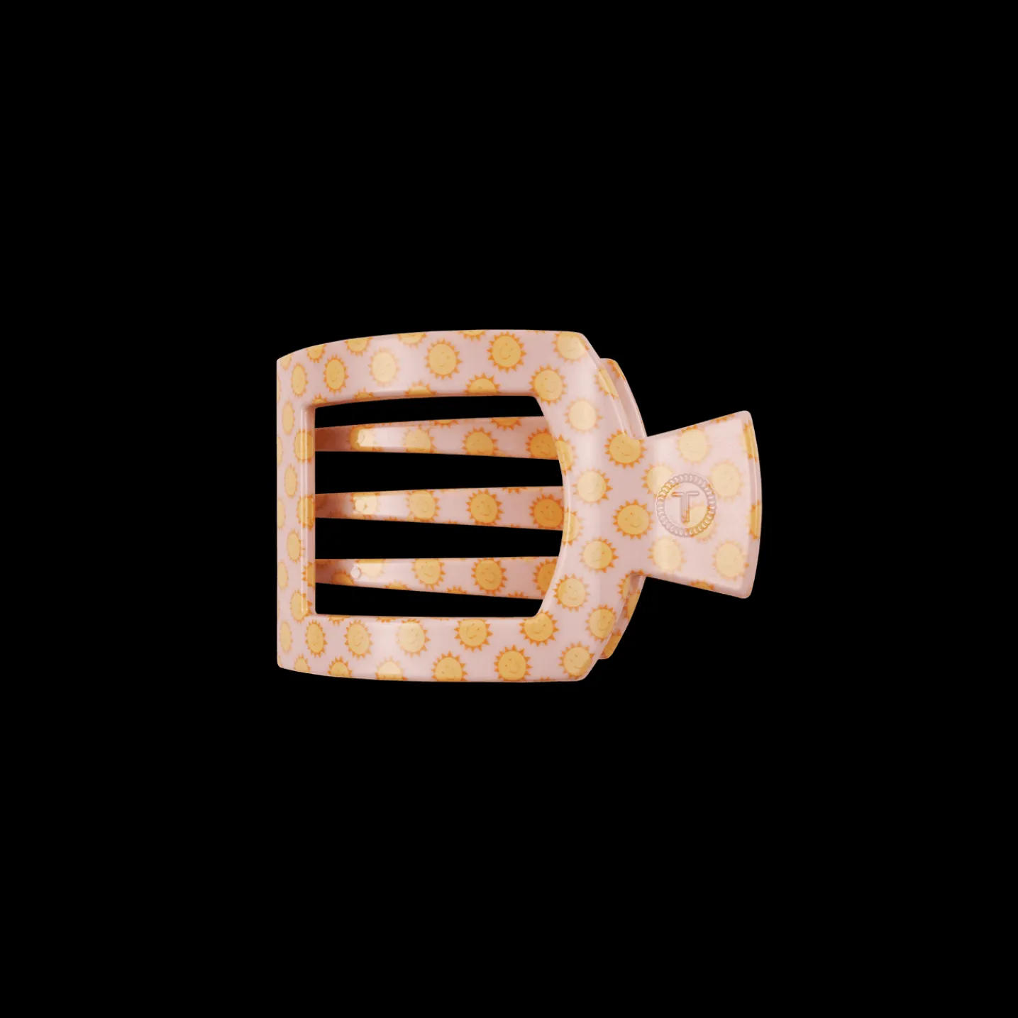 Sunny Days Ahead Small Flat Square Hair Clip