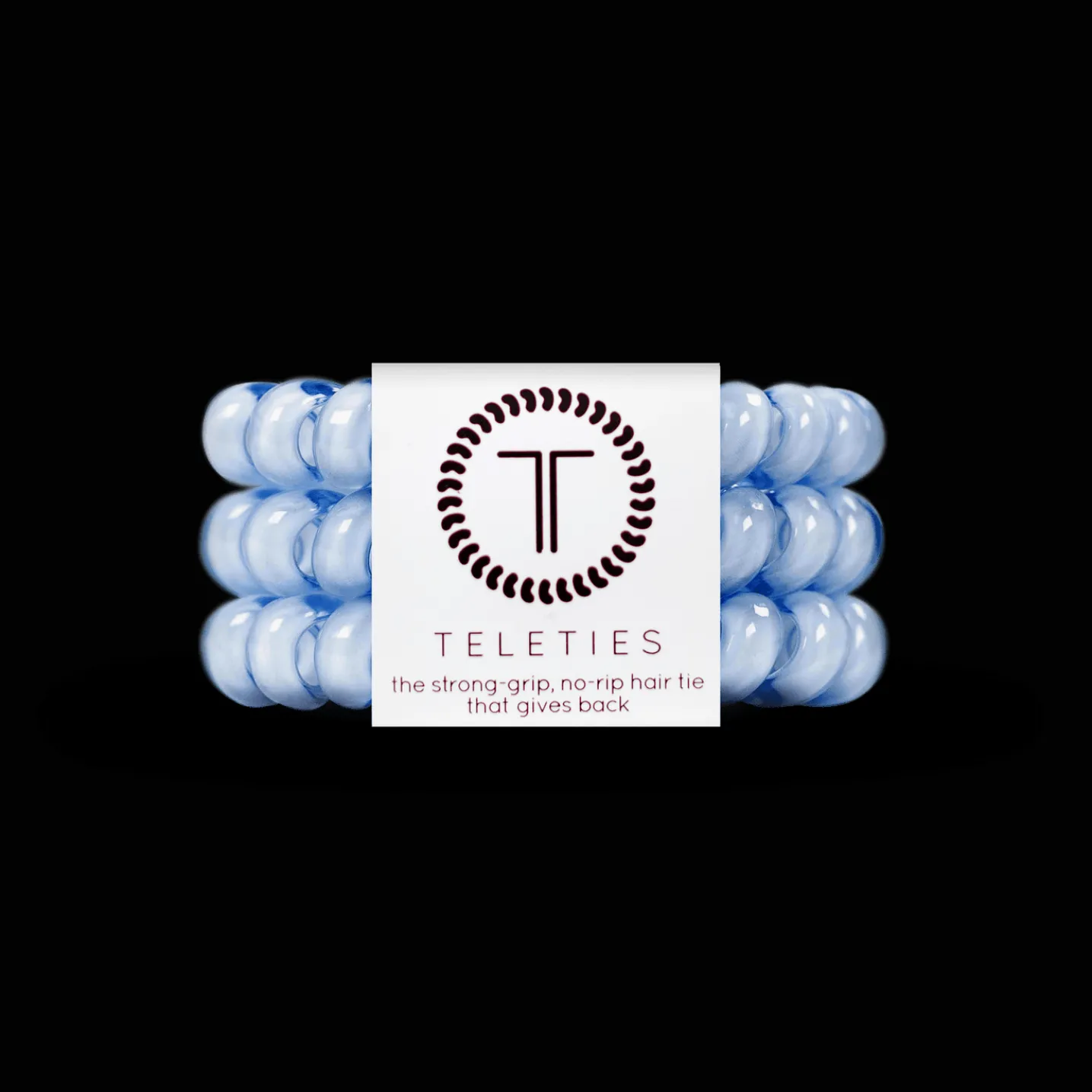 Washed Denim Large Hair Ties