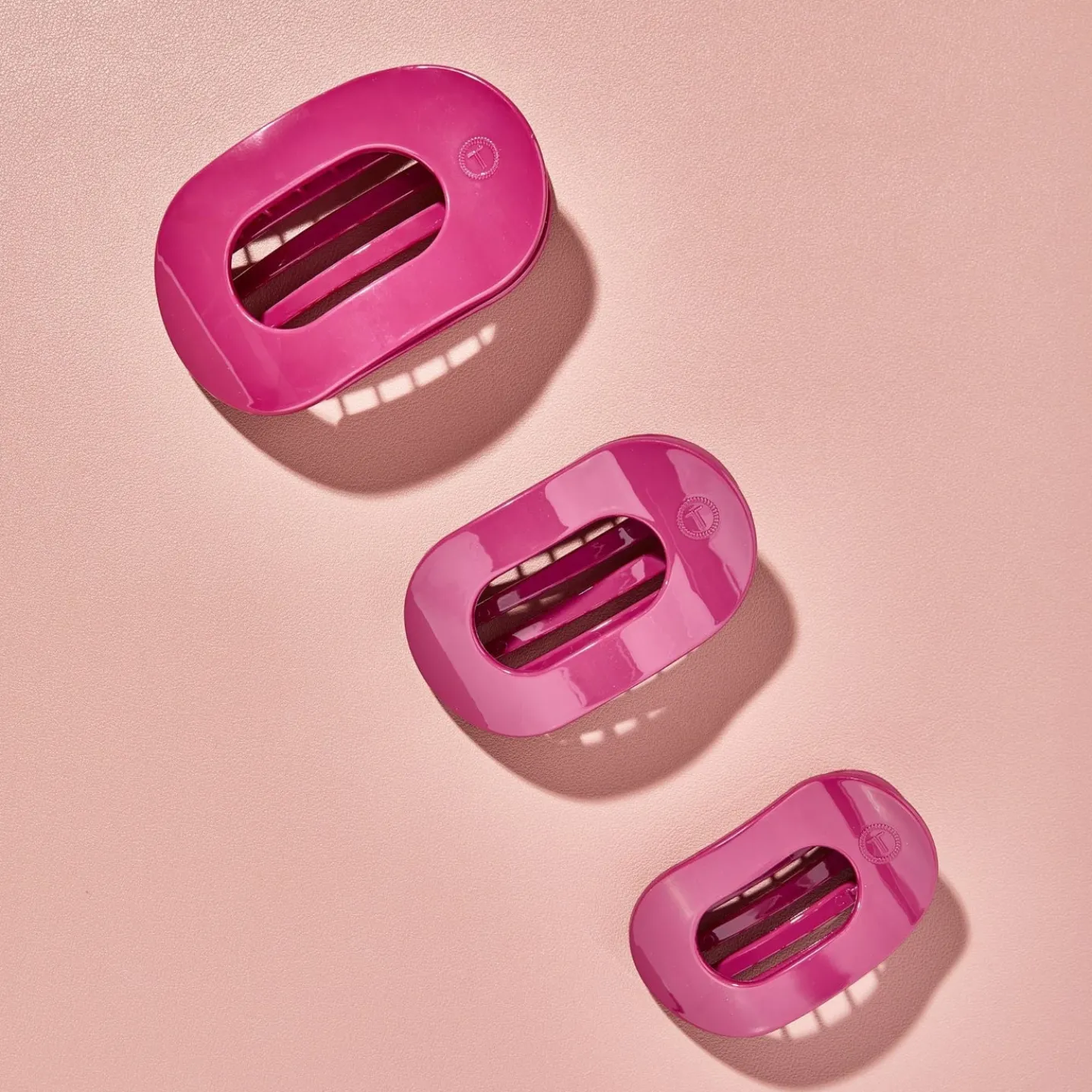 Wild Side Small Flat Round Hair Clip